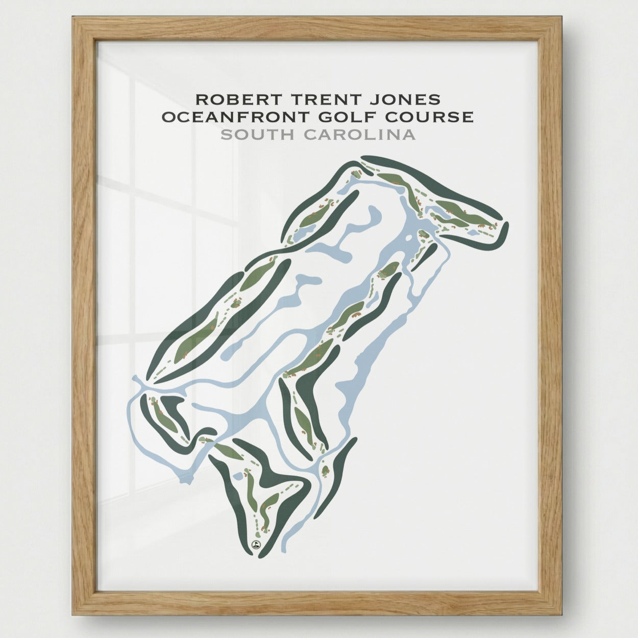 Robert Trent Jones Oceanfront Golf Course, South Carolina - Printed Golf Courses