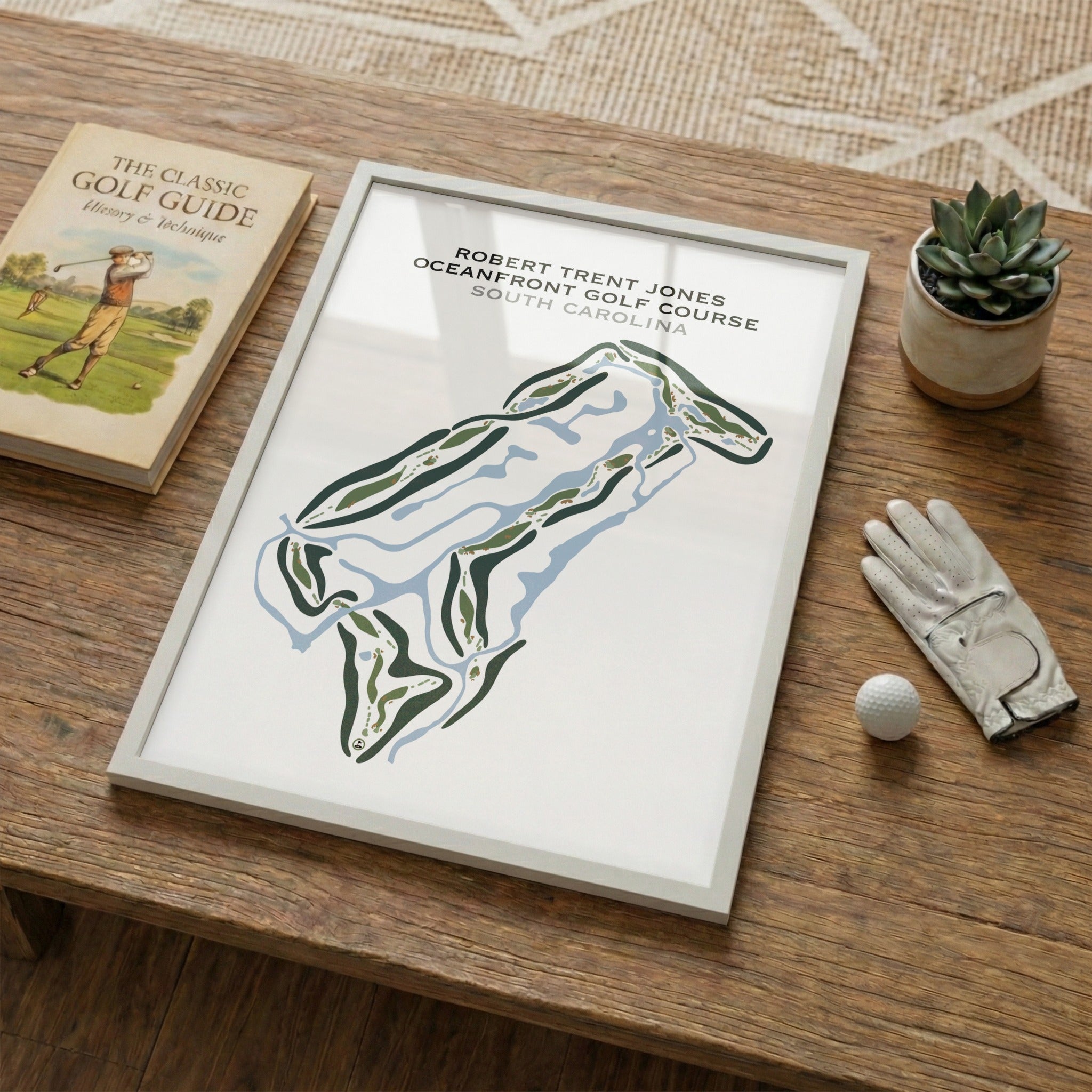Robert Trent Jones Oceanfront Golf Course, South Carolina - Printed Golf Courses