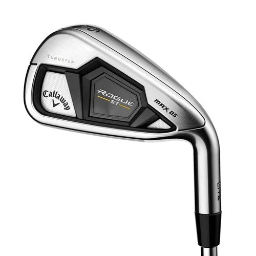 NEW Callaway Rogue ST Max OS Lite Irons LH 6-PW AW GW Graphite Regular