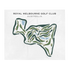 Royal Melbourne Golf Club, Australia - Printed Golf Courses