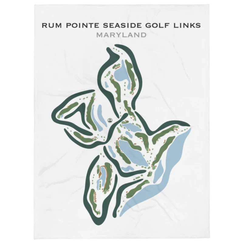 Rum Pointe Seaside Golf Links, Maryland - Printed Golf Courses