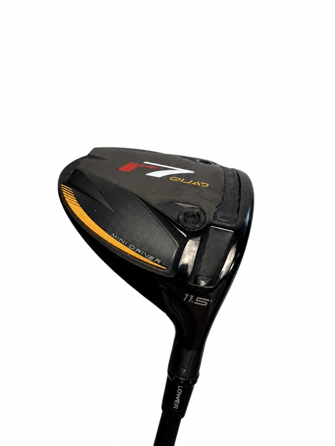 TaylorMade r7 Quad Mini Driver 11.5° Aldila Rogue 70S Stiff RH Used