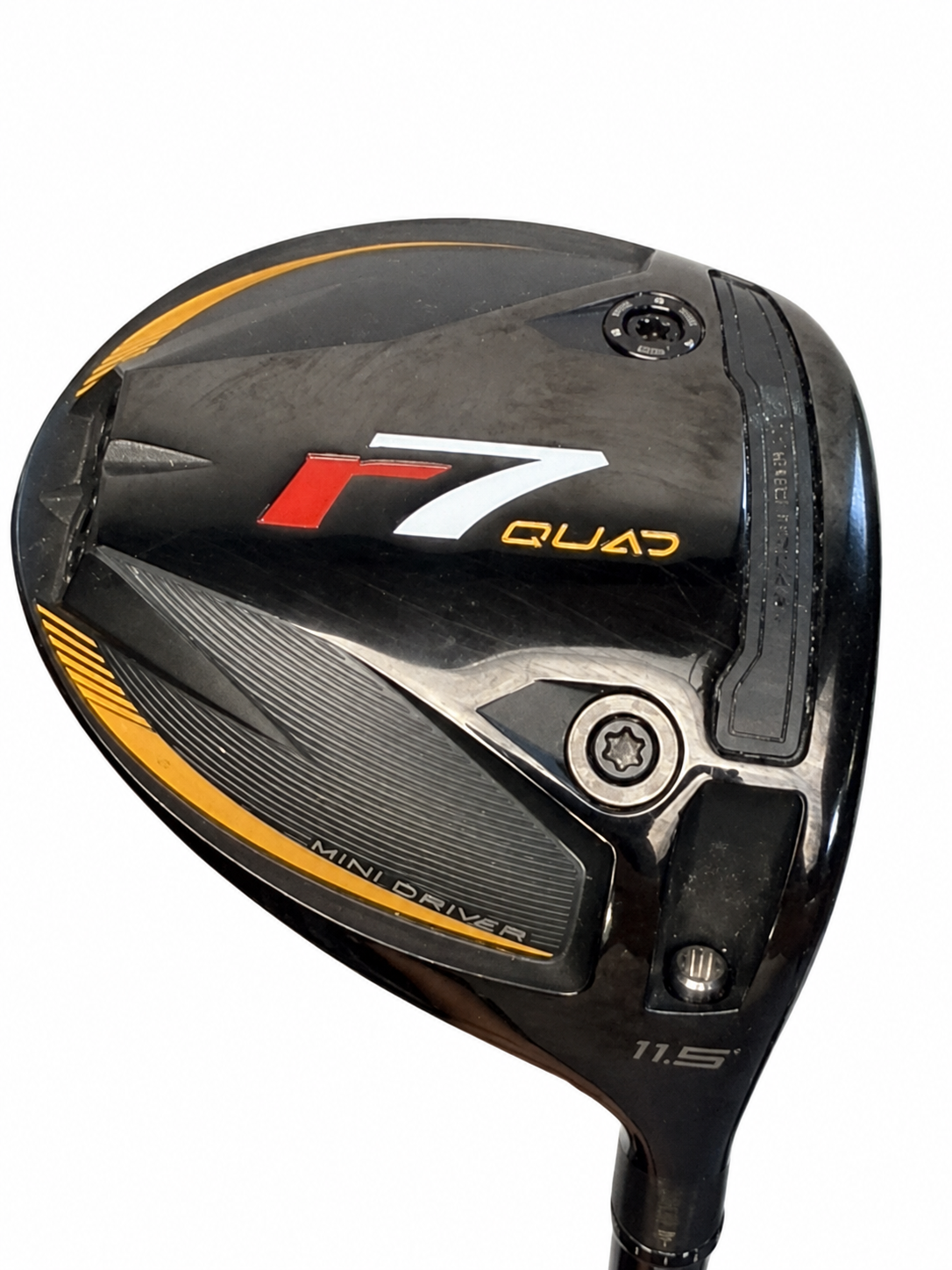 TaylorMade r7 Quad Mini Driver 11.5° Aldila Rogue 70S Stiff RH Used