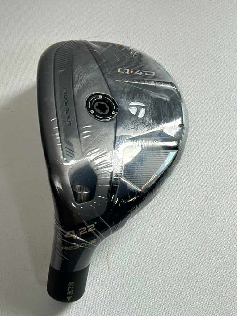 TaylorMade Qi4D Rescue 4 Hybrid Head Only 22° LH