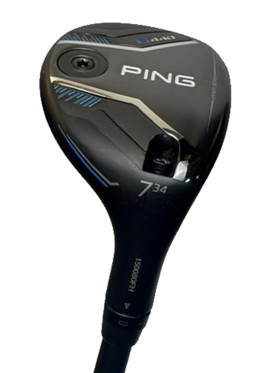 PING G440 7 Hybrid 34° RH ALTA CB Blue 70g Senior Winn Master Wrap