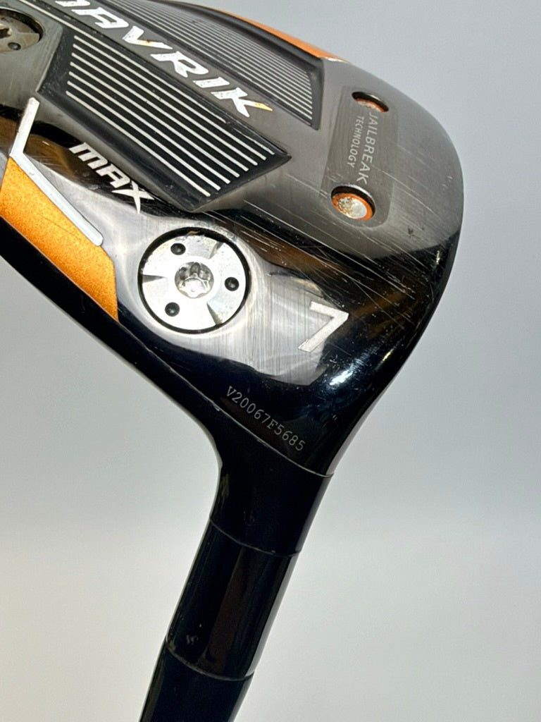 Callaway MAVRIK MAX 7 Wood 21° RH UST Helium 4F2 Senior ~41.5in ALIGN Headcover