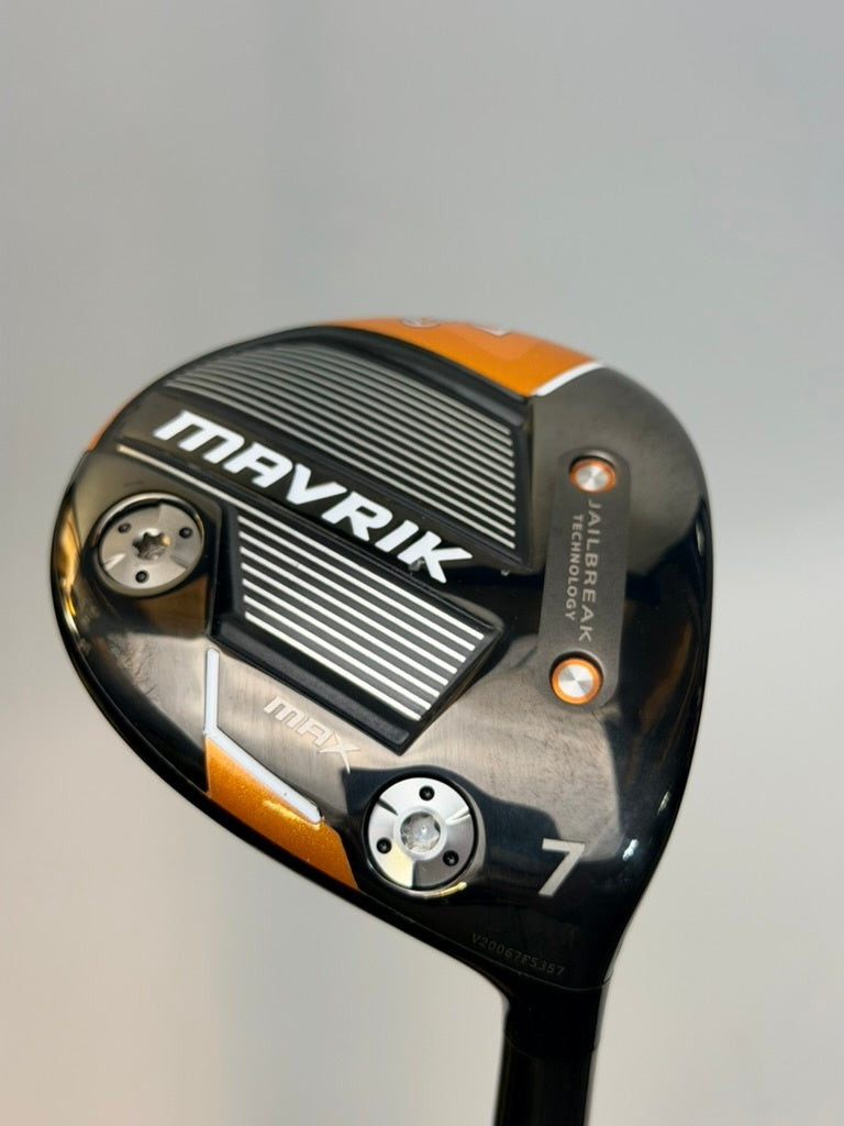 Callaway MAVRIK MAX 7 Wood 21° RH UST Helium 5F2 Senior ~42in ALIGN Headcover