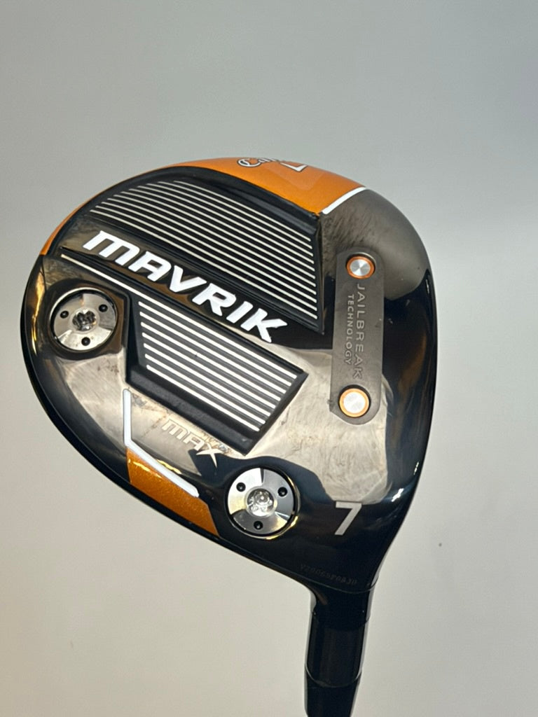 Callaway MAVRIK MAX 7 Wood 21° RH UST Helium 5F2 Senior Headcover
