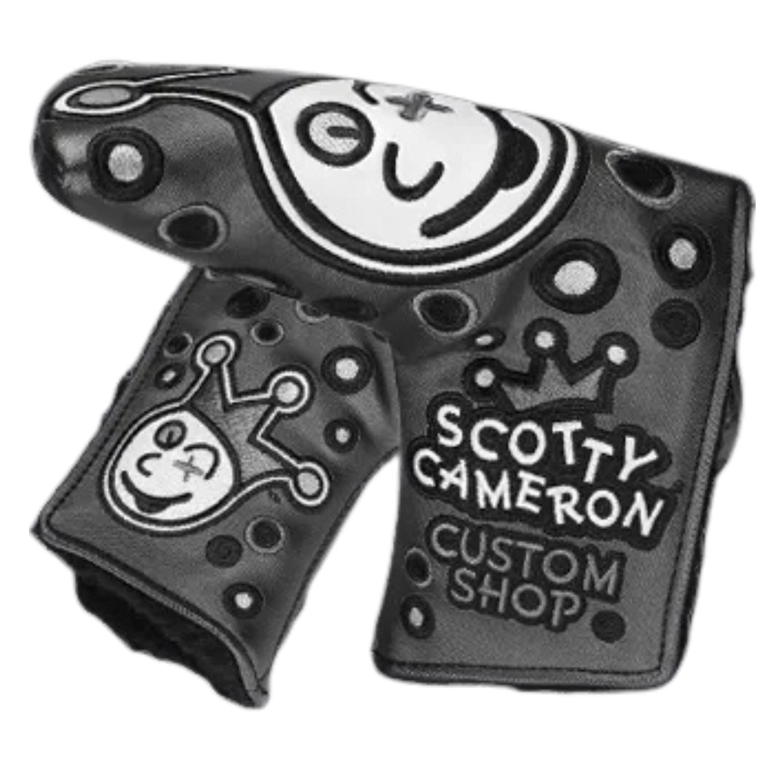 Scotty Cameron Custom Shop Jackpot Johnny Charcoal & Grey Putter Headcovers