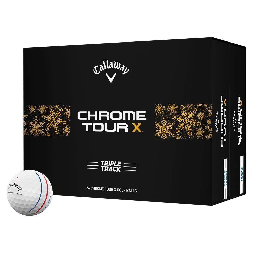 Callaway Chrome Tour X 2024 Triple Track Holiday 2 Dozen Golf Balls