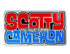 Scotty Cameron 2020 Custom Shop Hawaiian Open Font Sticker - Silver/Red/Blue 3.0" x 2.0"