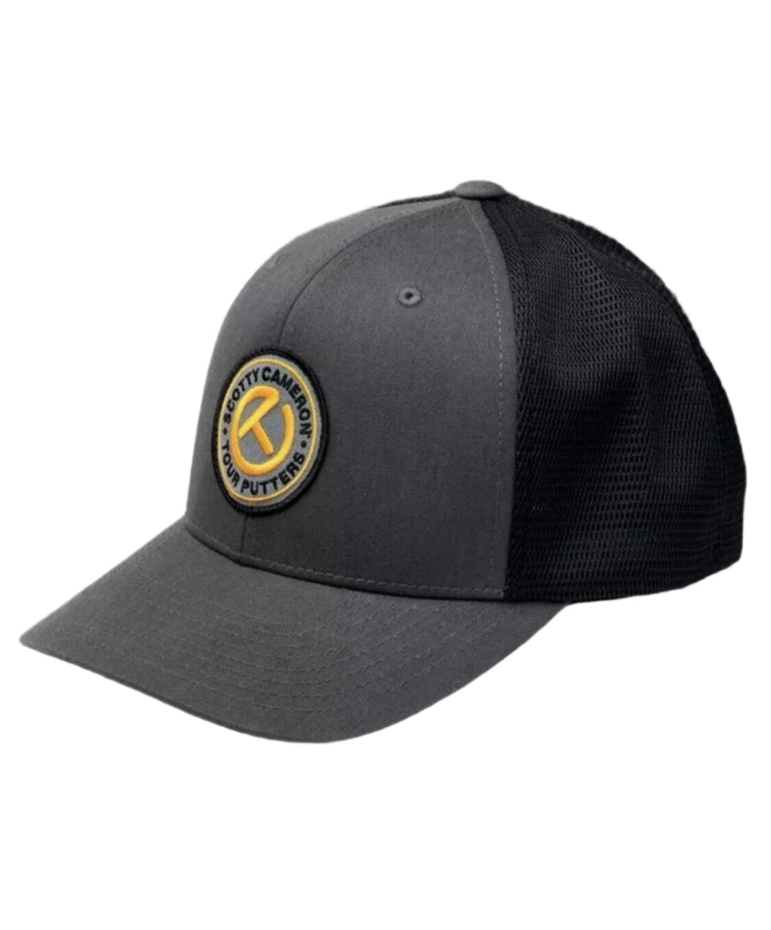 Scotty Cameron - Circle T Black/School Bus Yellow Mesh Flexfit Snapback Hat