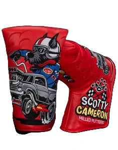 Scotty Cameron Limited Red Speed Dog Mid-Mallet Putter Headcover
