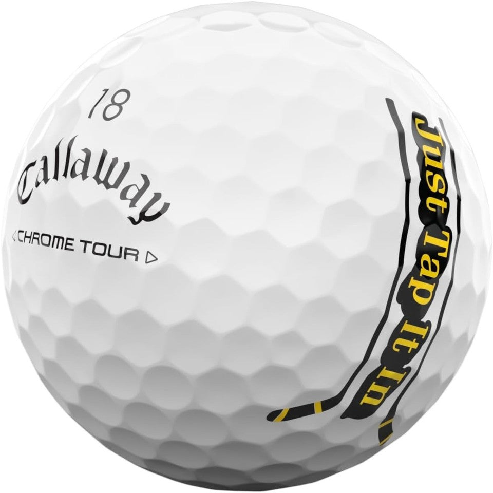 Callaway Chrome Tour Happy Gilmore 2 "Just Tap It In" Golf Balls