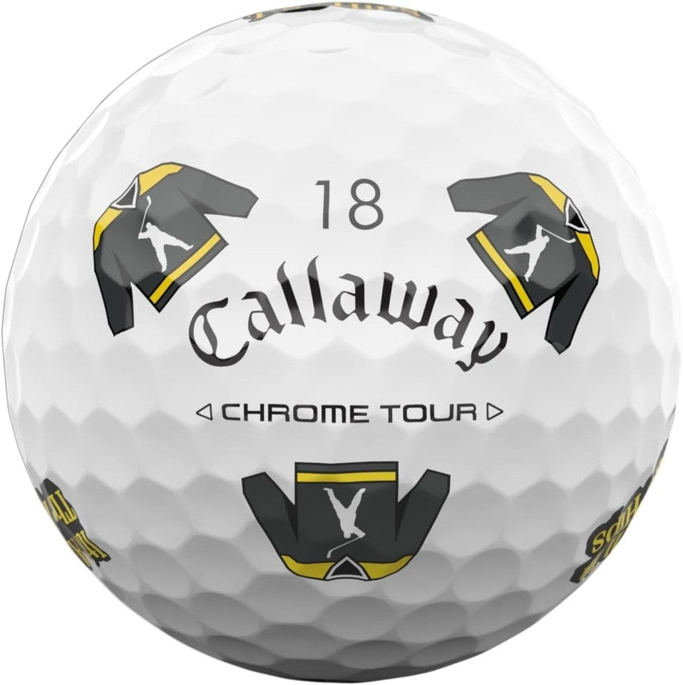 Callaway Chrome Tour Happy Gilmore 2 "Hips" Golf Balls