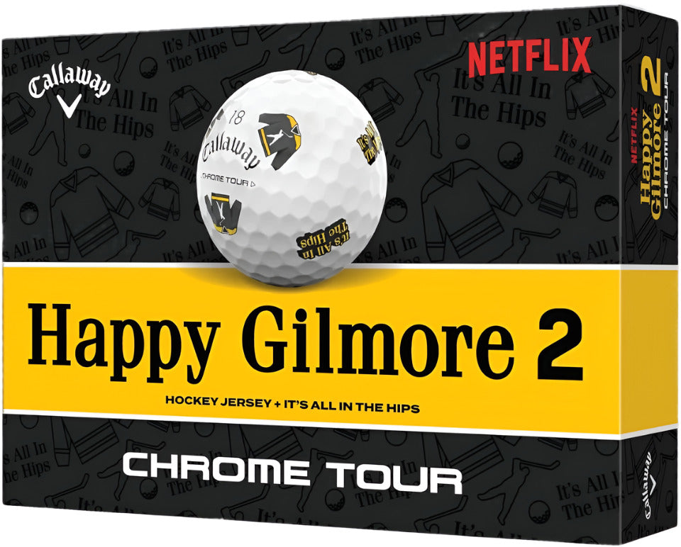 Callaway Chrome Tour Happy Gilmore 2 "Hips" Golf Balls