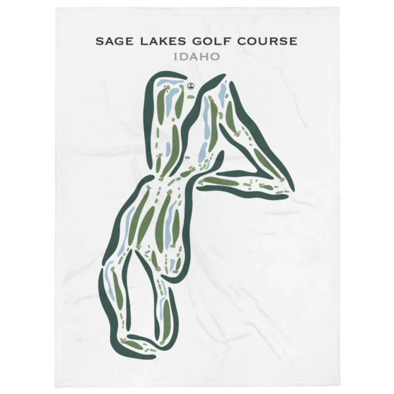 Sage Lakes Golf Course, Idaho - Printed Golf Courses