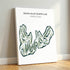 Saucon Valley Country Club, Pennsylvania - Printed Golf Courses