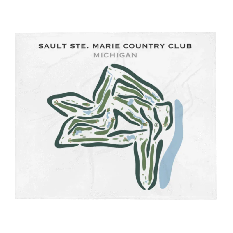 Sault Ste. Marie Country Club, Michigan - Printed Golf Courses