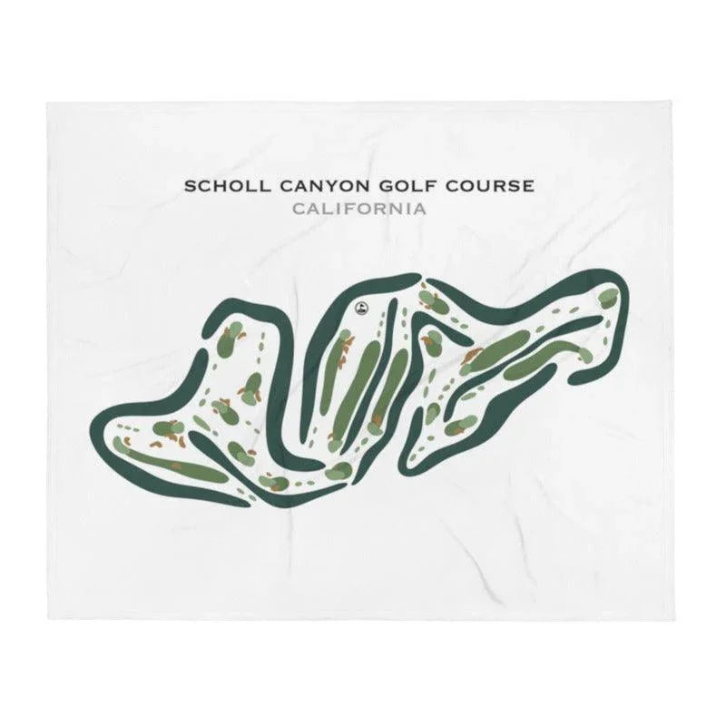Scholl Canyon Golf Course, California - Printed Golf Courses