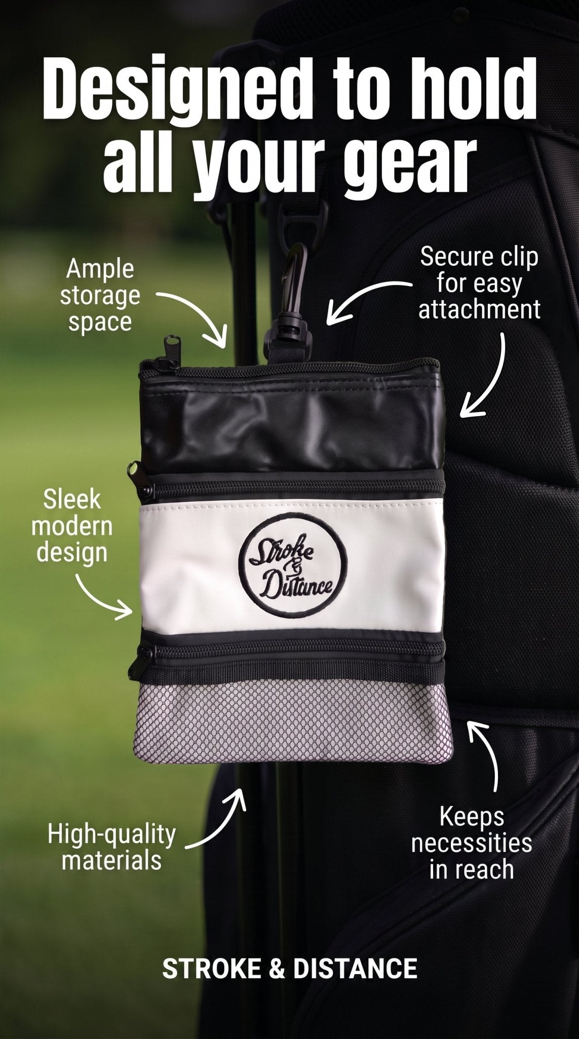 S&D Golf Pouch On-the-Go Solution for Your Golfing Essentials