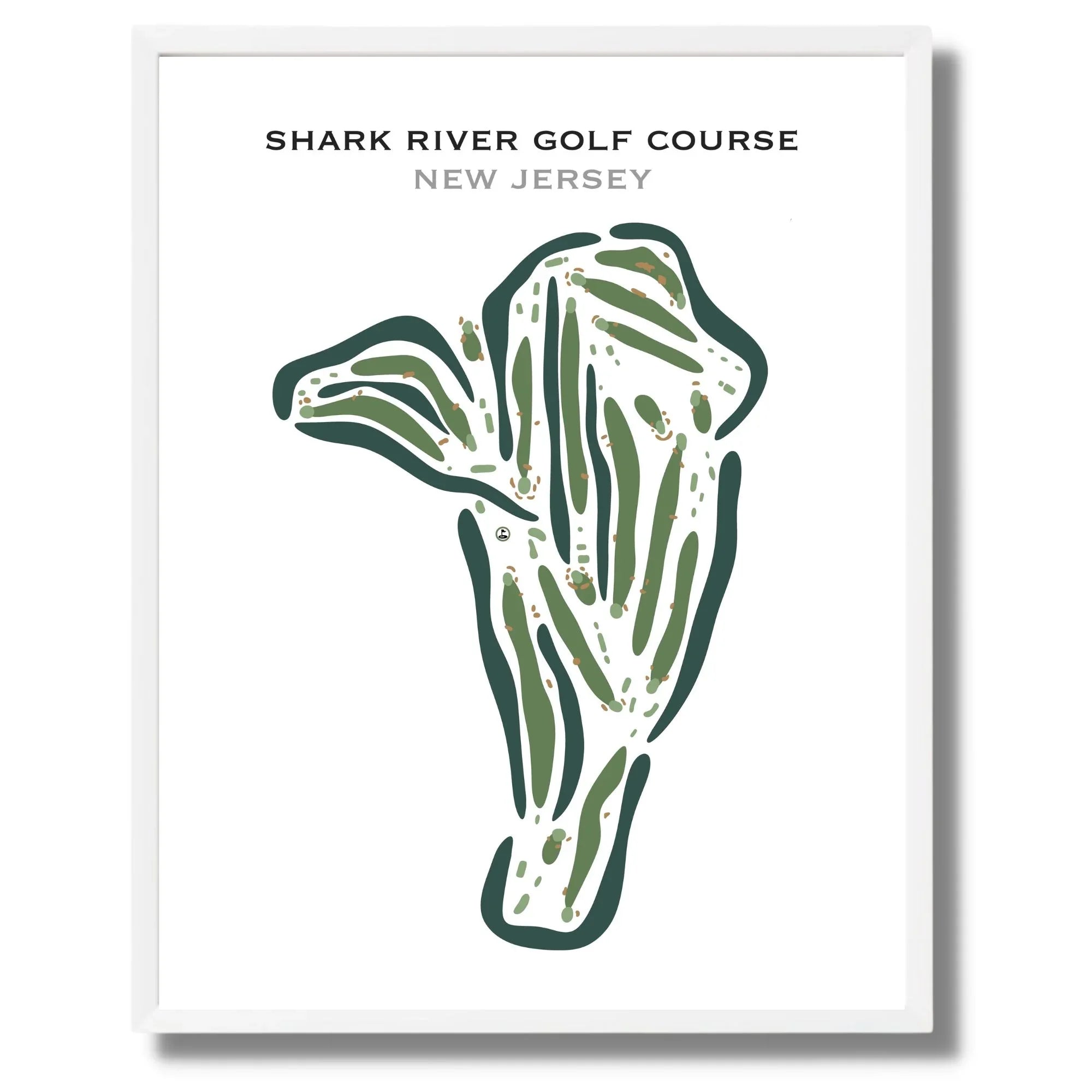 Shark River Golf Course, New Jersey - Printed Golf Courses