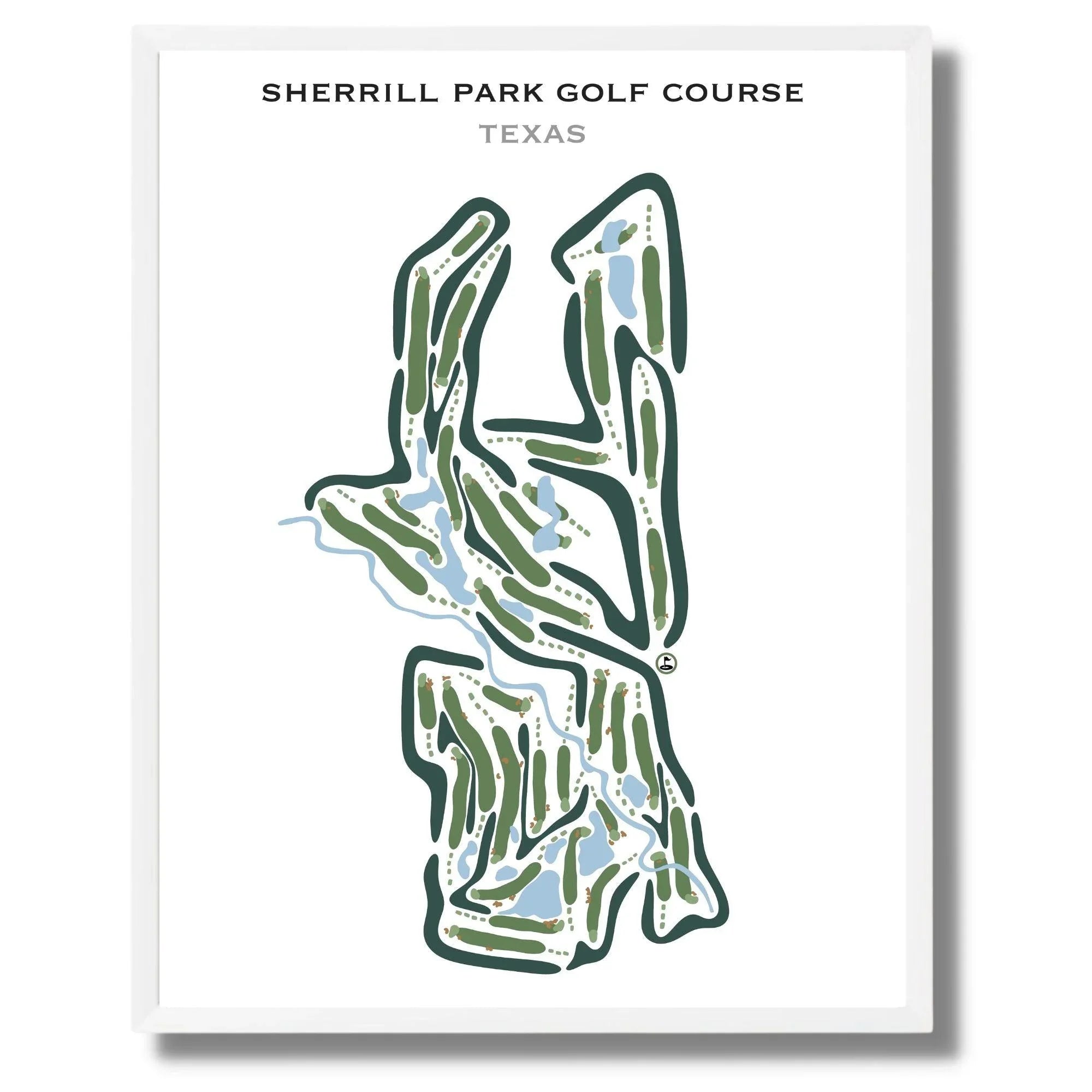 Sherrill Park Golf Course‎, Texas - Printed Golf Courses