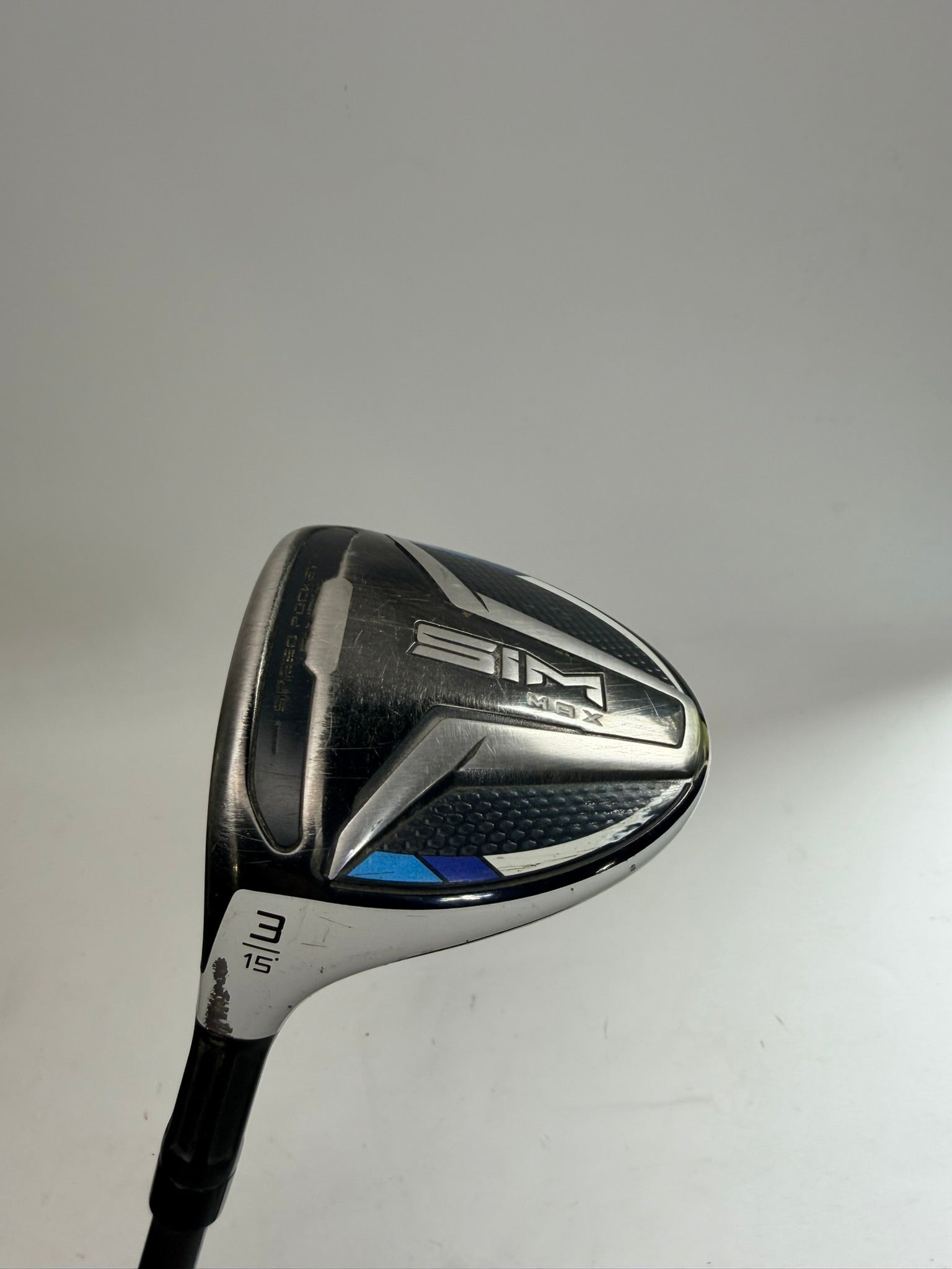 TaylorMade SIM MAX 3 Wood 15° HZRDUS 70g 6.0 Stiff LH (Used)