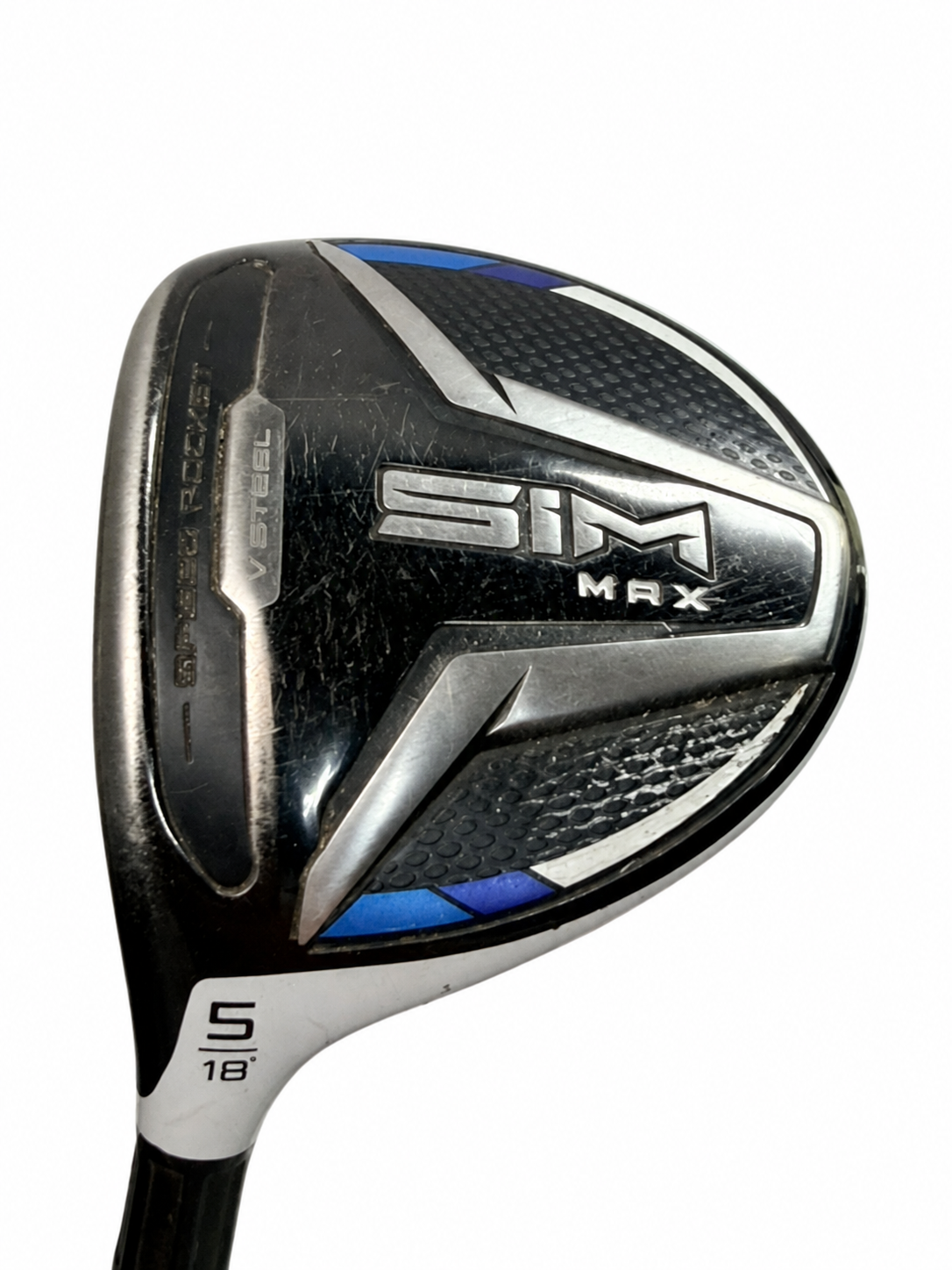 TaylorMade SIM MAX 5 Wood 18° HZRDUS Smoke 70g 6.0 Stiff LH (Used)