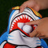 Sink or Swim Shark Golf Towel with Mouth Pouch