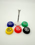 Spill-Proof Screen Print Bottle Cap - Golf Tee Combo Variety Pack