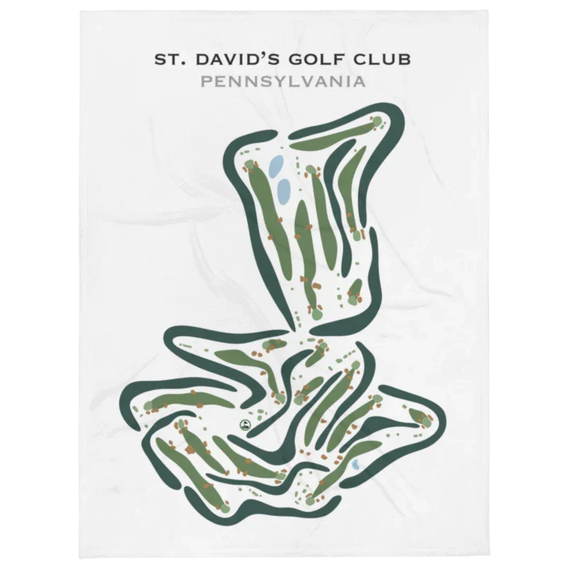 St. David's Golf Club, Wayne, Pennsylvania - Printed Golf Courses