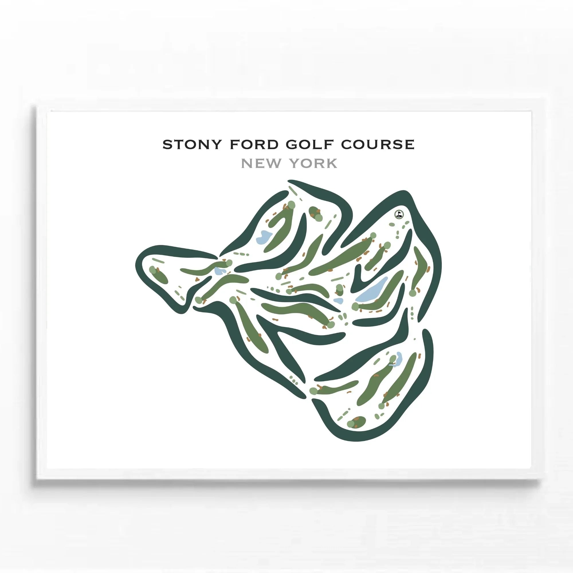 Stony Ford Golf Course, New York - Printed Golf Courses