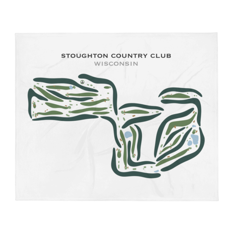 Stoughton Country Club, Wisconsin - Printed Golf Courses