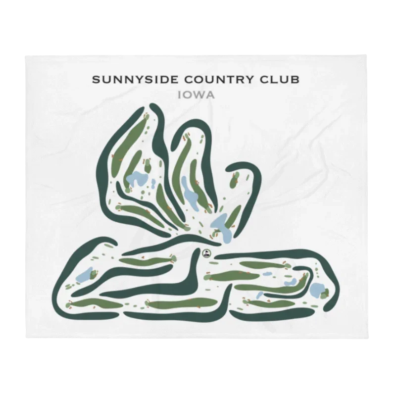 Sunnyside Country Club, Iowa - Printed Golf Courses