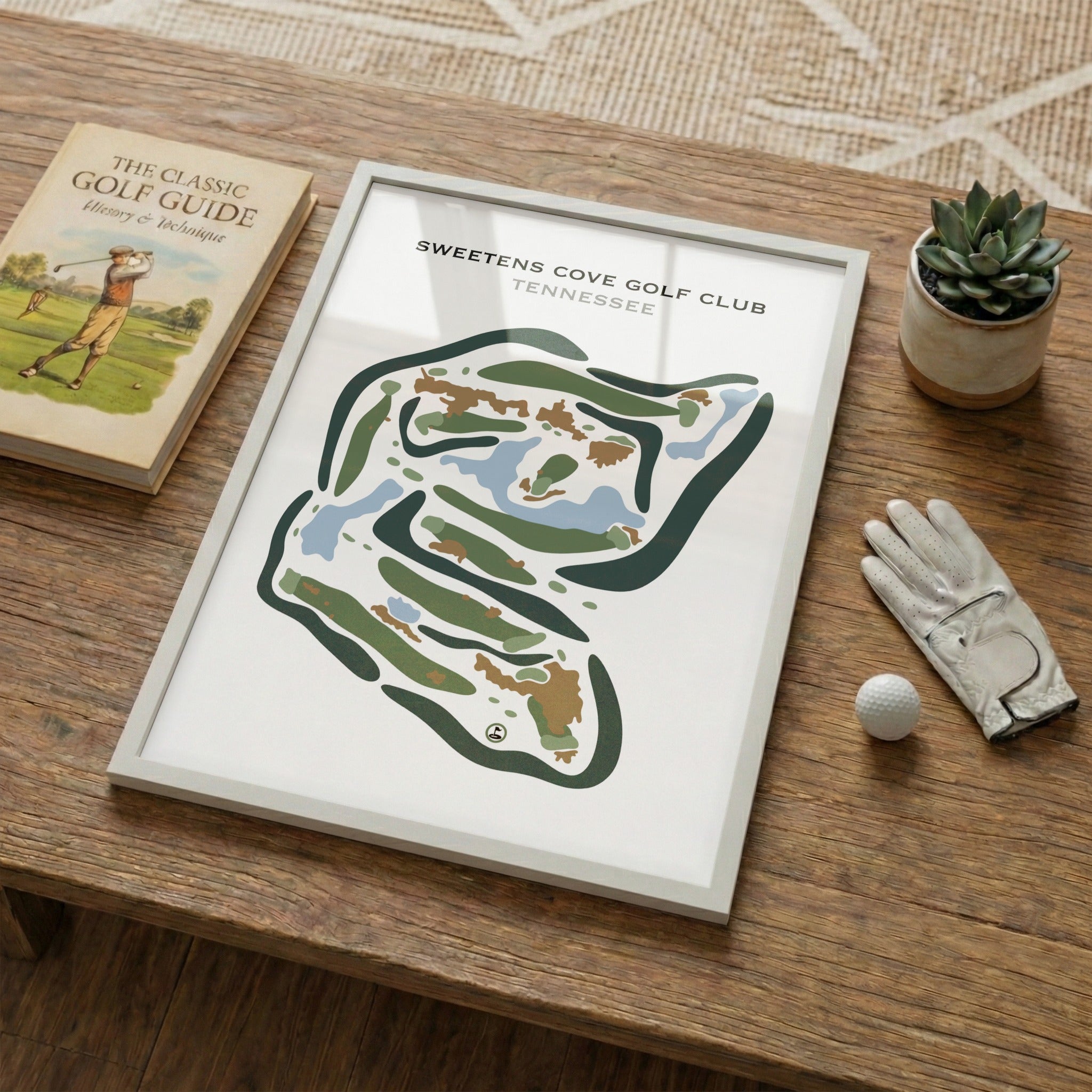 Sweetens Cove Golf Club, Tennessee - Printed Golf Courses
