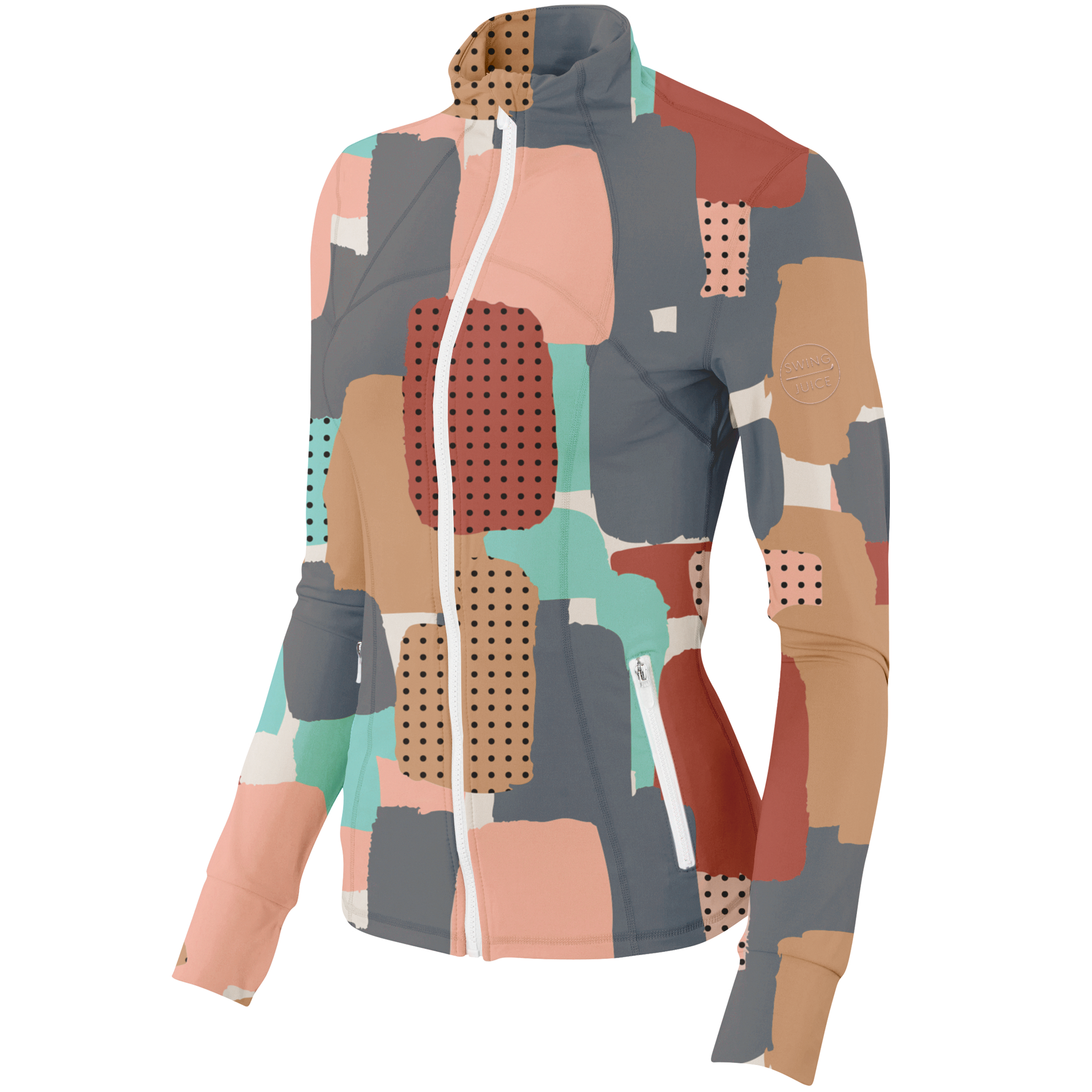 Golf Abstract Camo Women's Full Zip - Final Sale