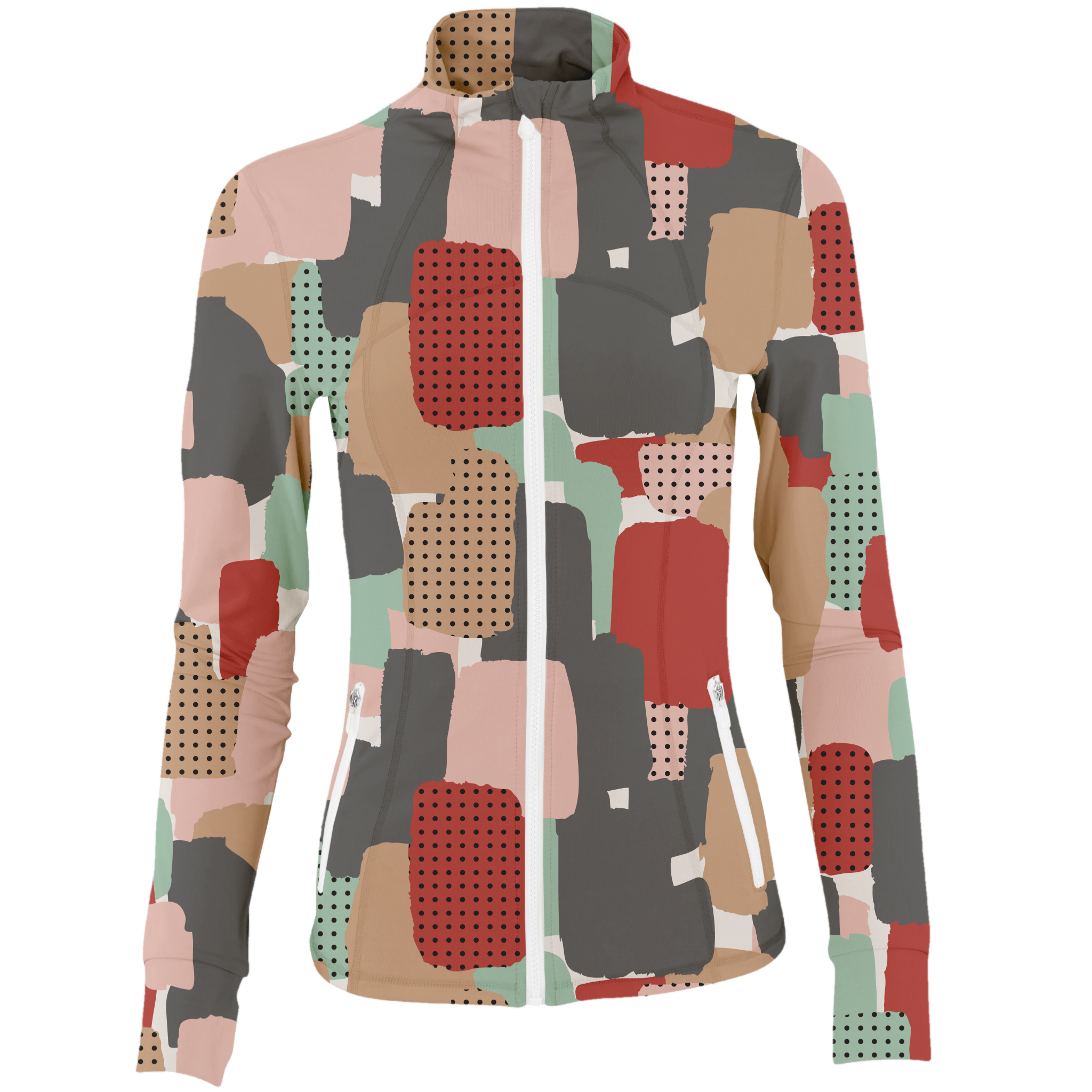 Golf Abstract Camo Women's Full Zip - Final Sale