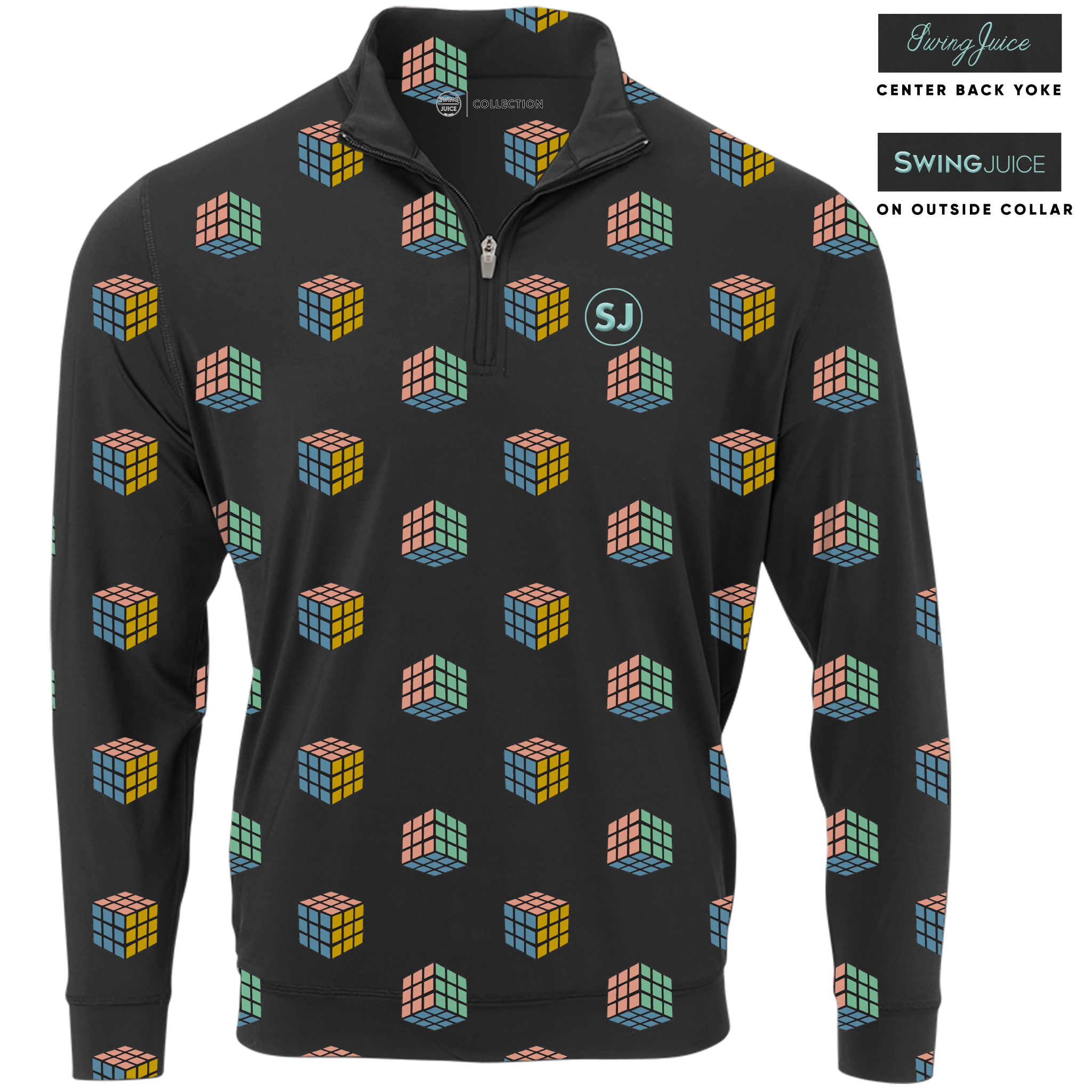Golf Gamescape Men's Quarter Zip - Final Sale