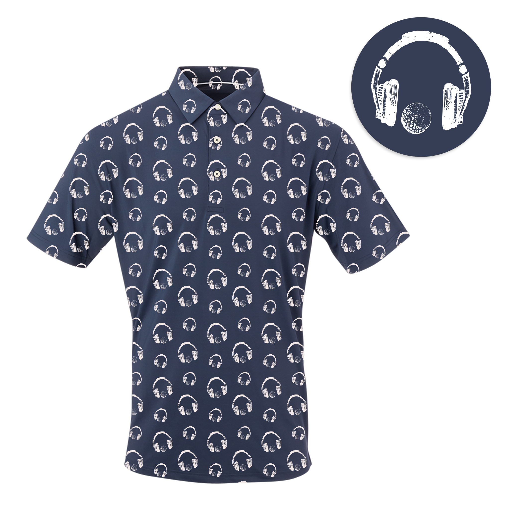 Golf & Hip Hop Men's Polo - Final Sale