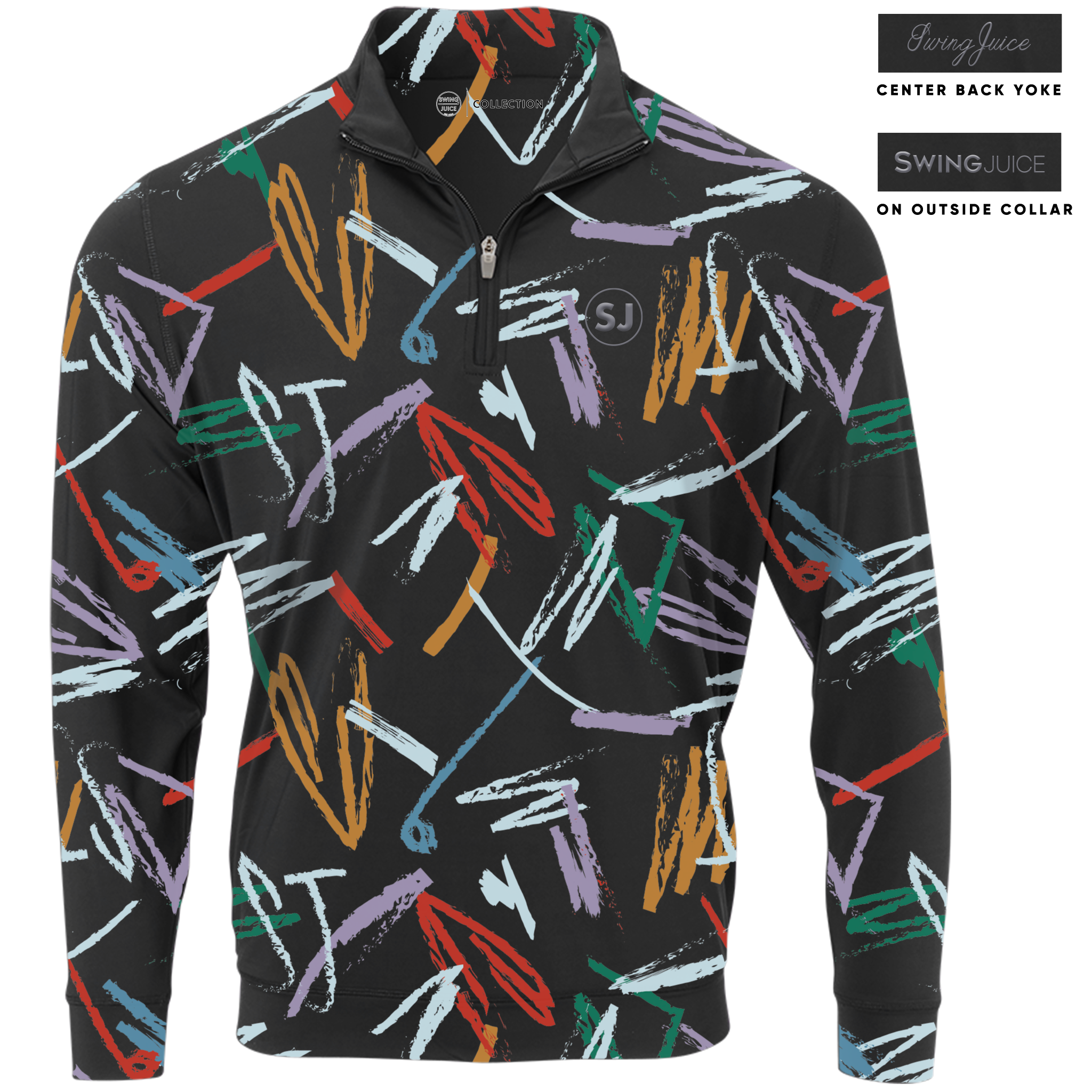 Golf Strokes Men's Quarter Zip - Final Sale