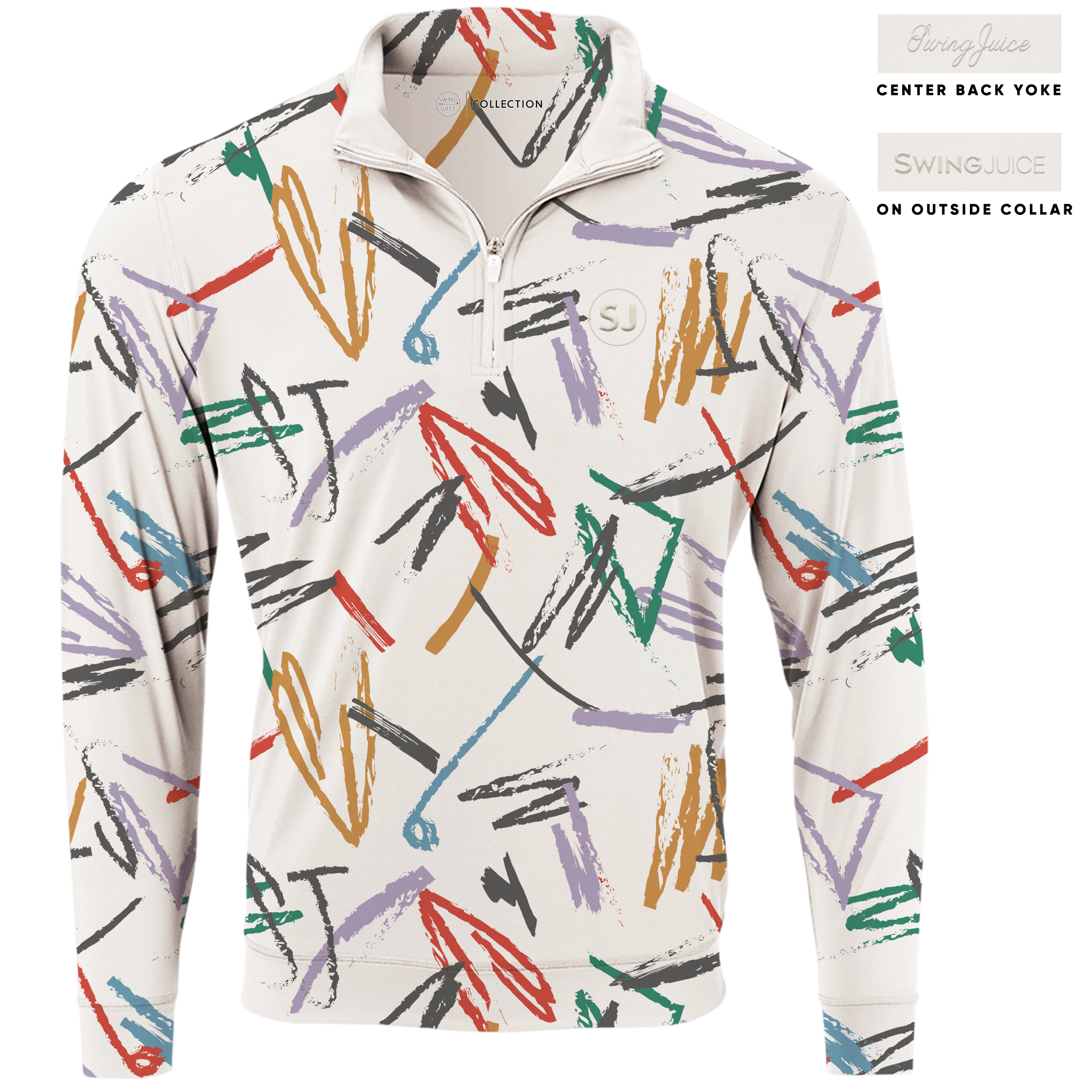 Golf Strokes Men's Quarter Zip - Final Sale