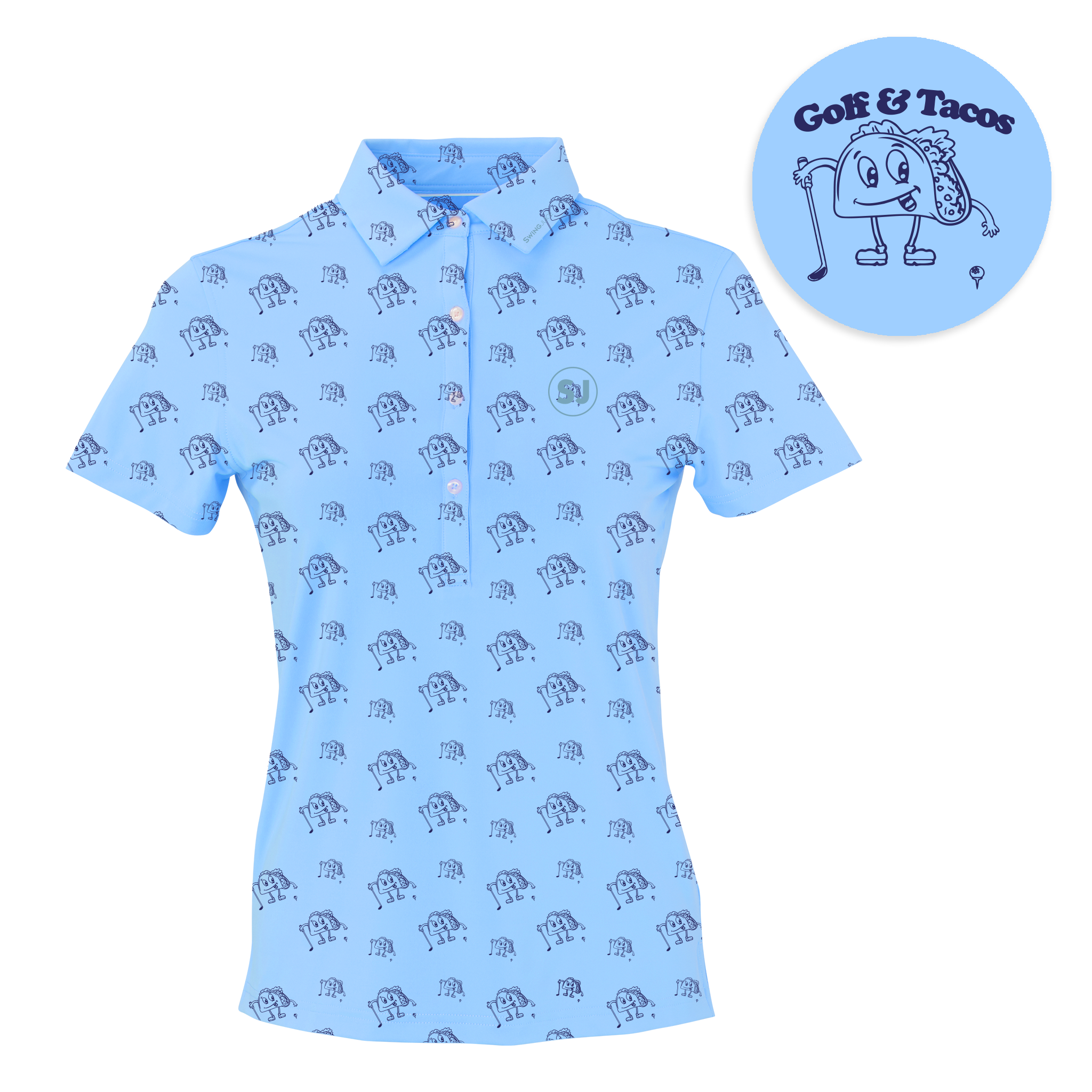Golf & Tacos Women's Polo - Final Sale