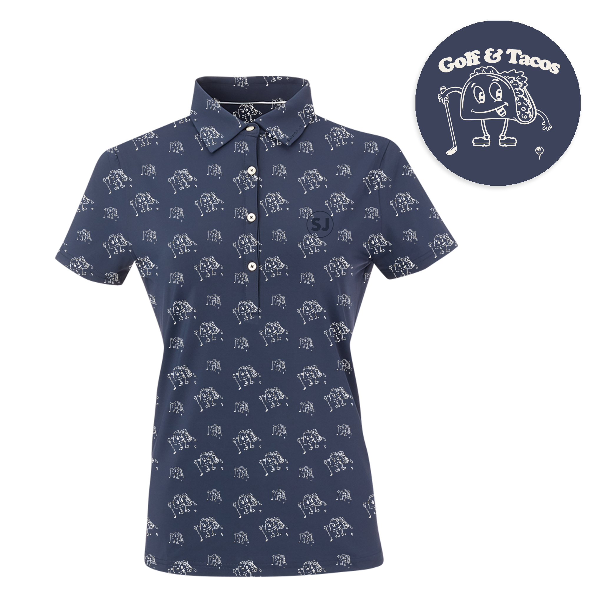 Golf & Tacos Women's Polo - Final Sale