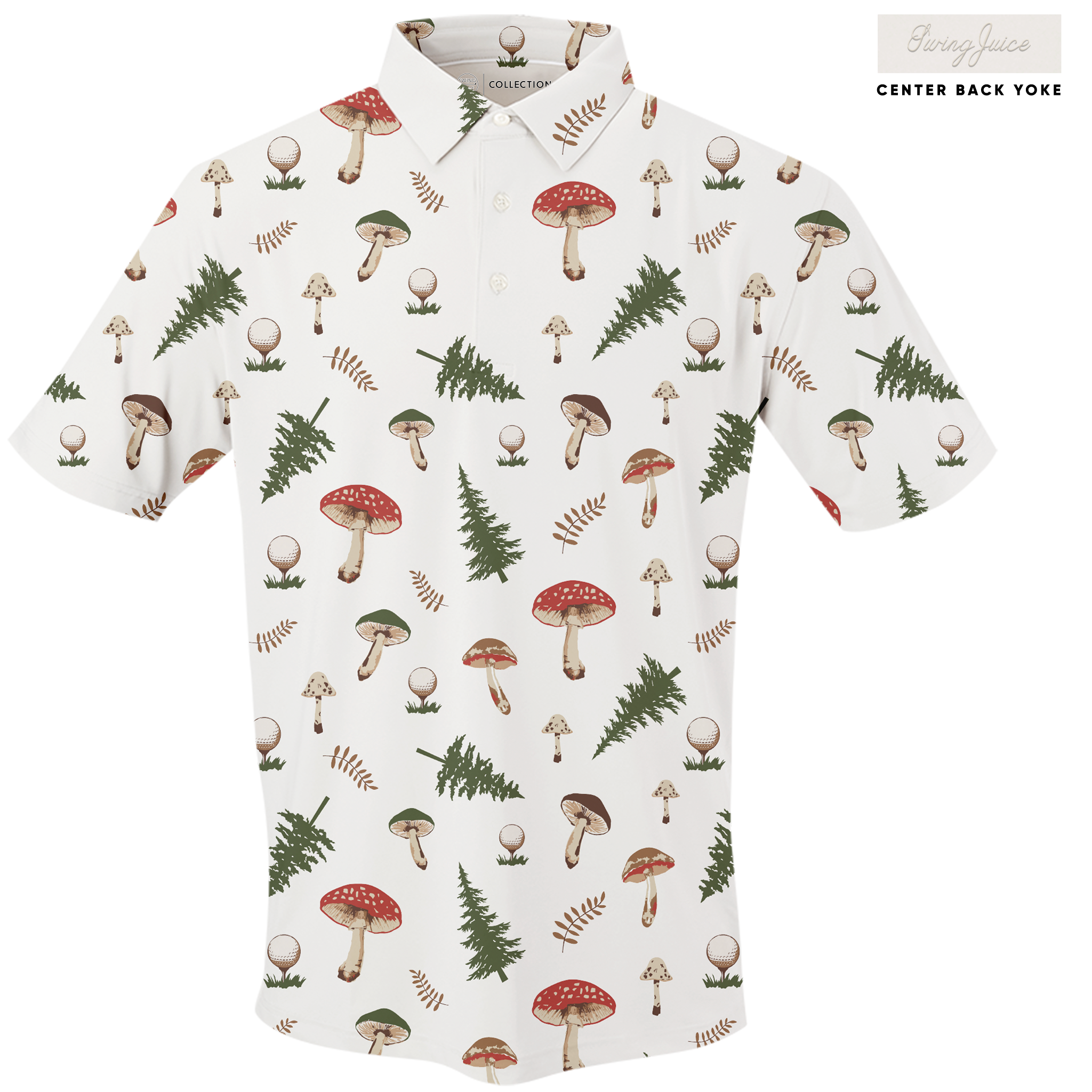 Golf Mushrooms Men's Polo - Final Sale