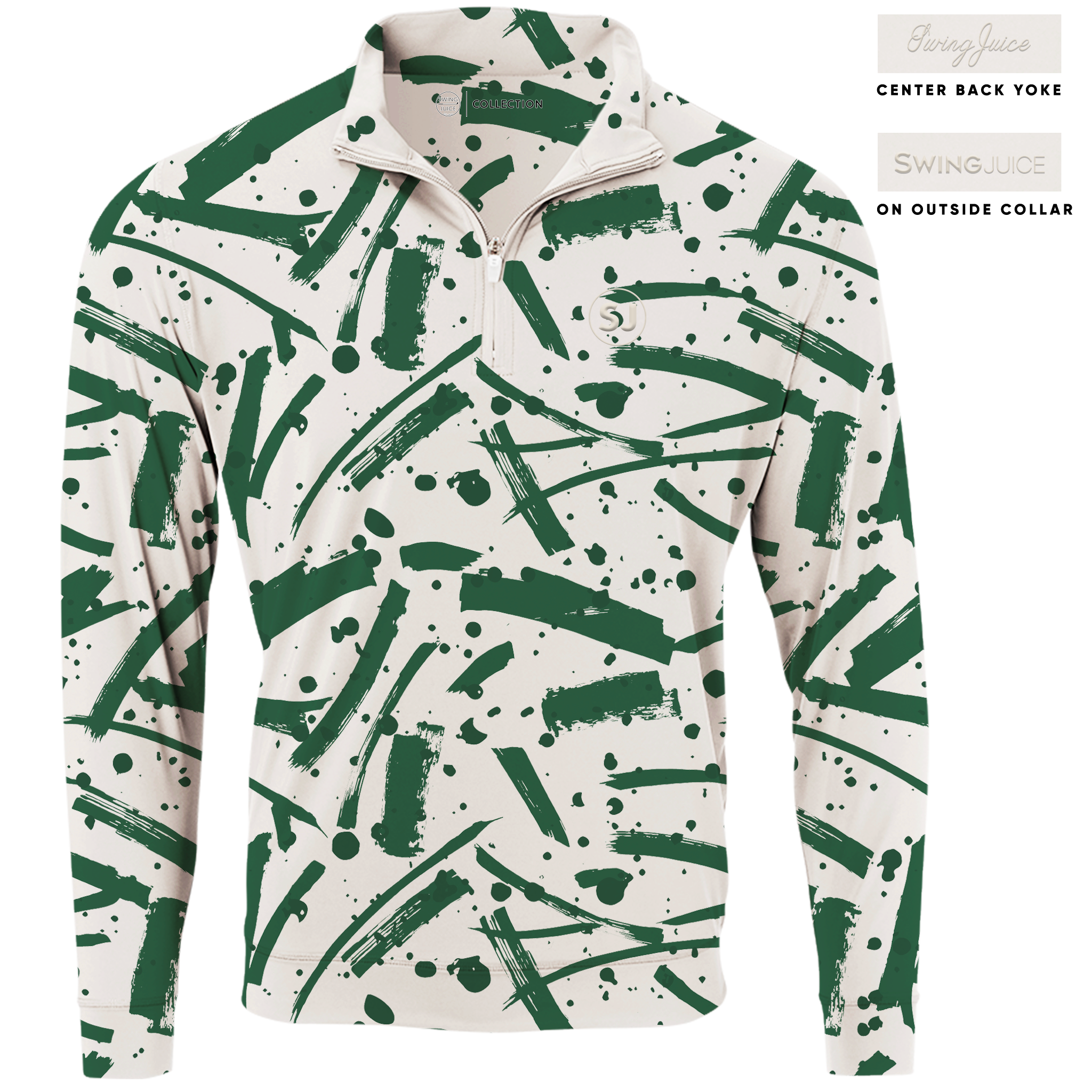 Golf Pollock Men's Quarter Zip - Final Sale