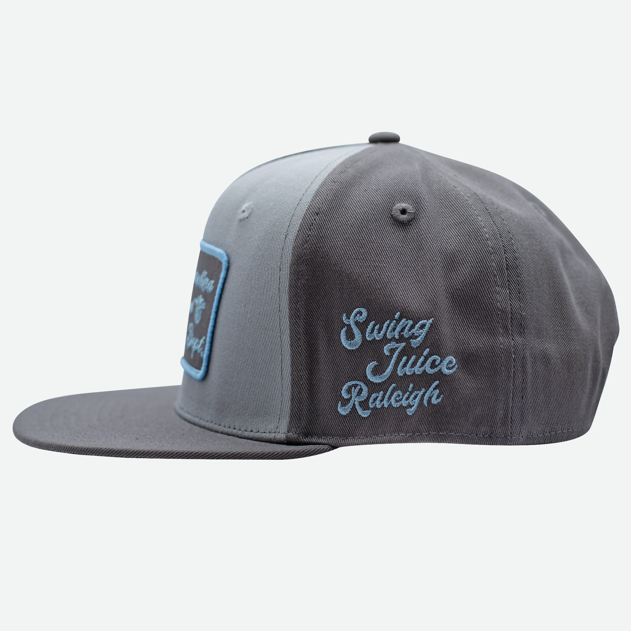 Golf NC Raleigh Muni Unisex Snapback Hat Steel/Charcoal O/S - Final Sale