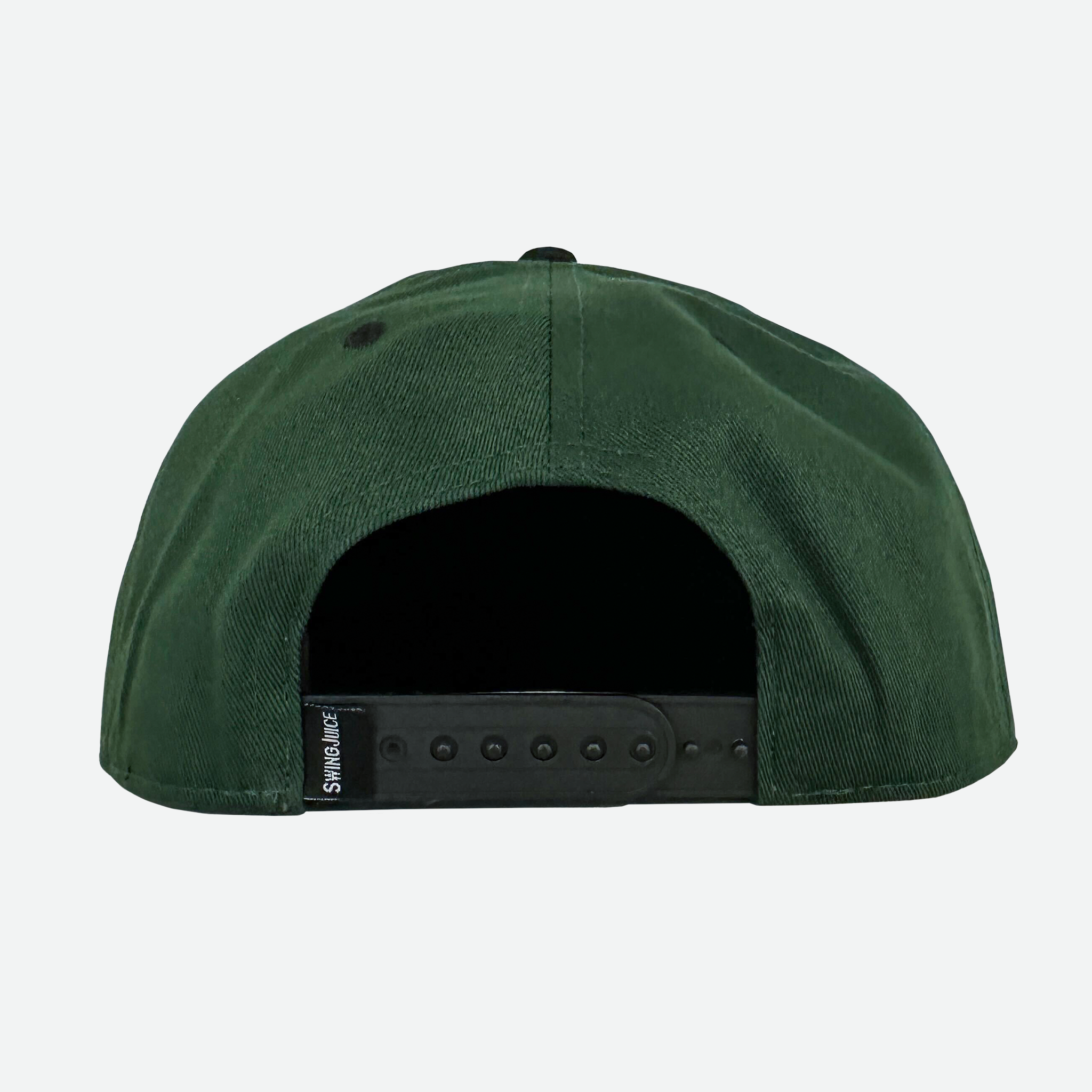 Golf Retro Rhythmic Lines Unisex Snapback Hat Olive O/S - Final Sale