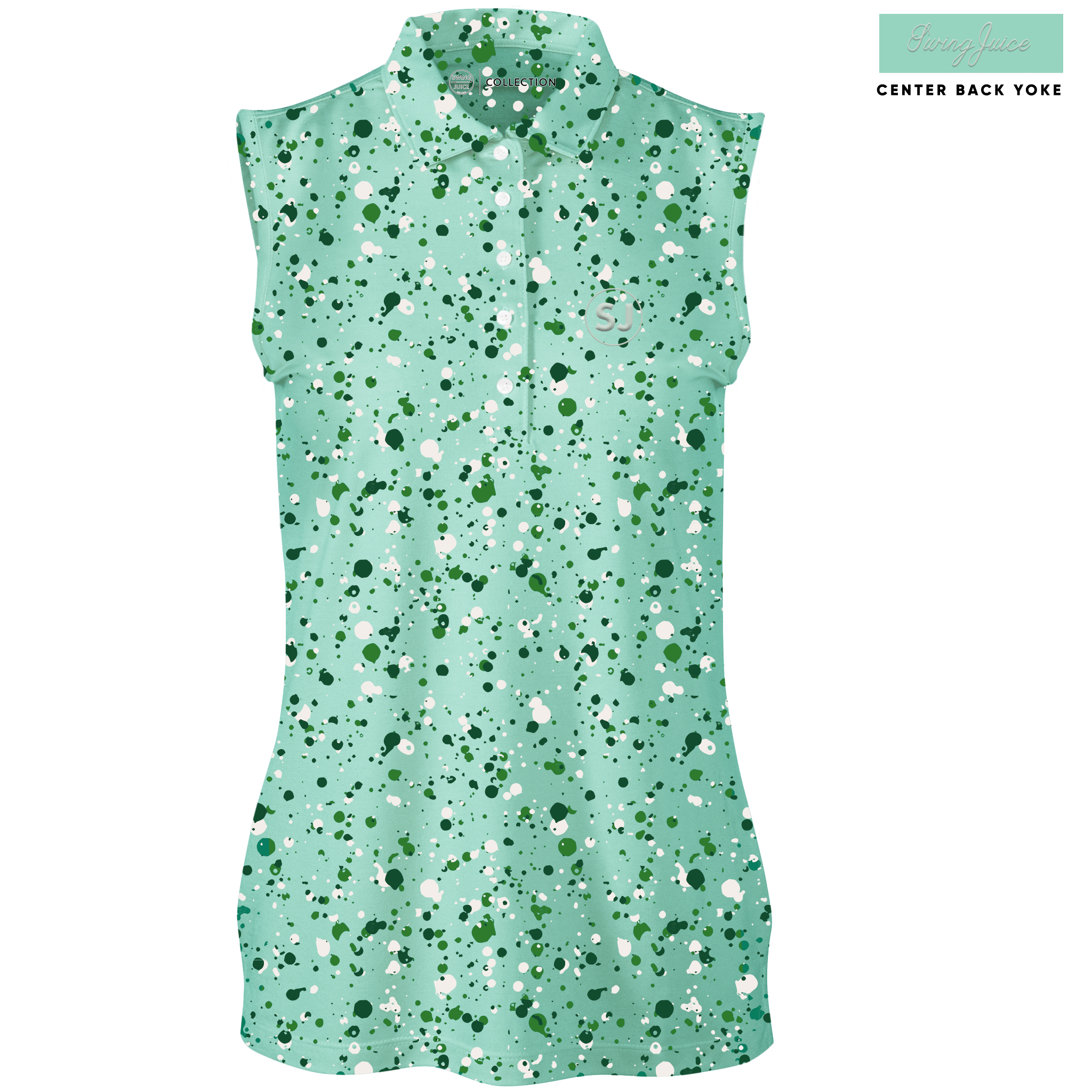 Golf Splatter Women's Sleeveless Polo