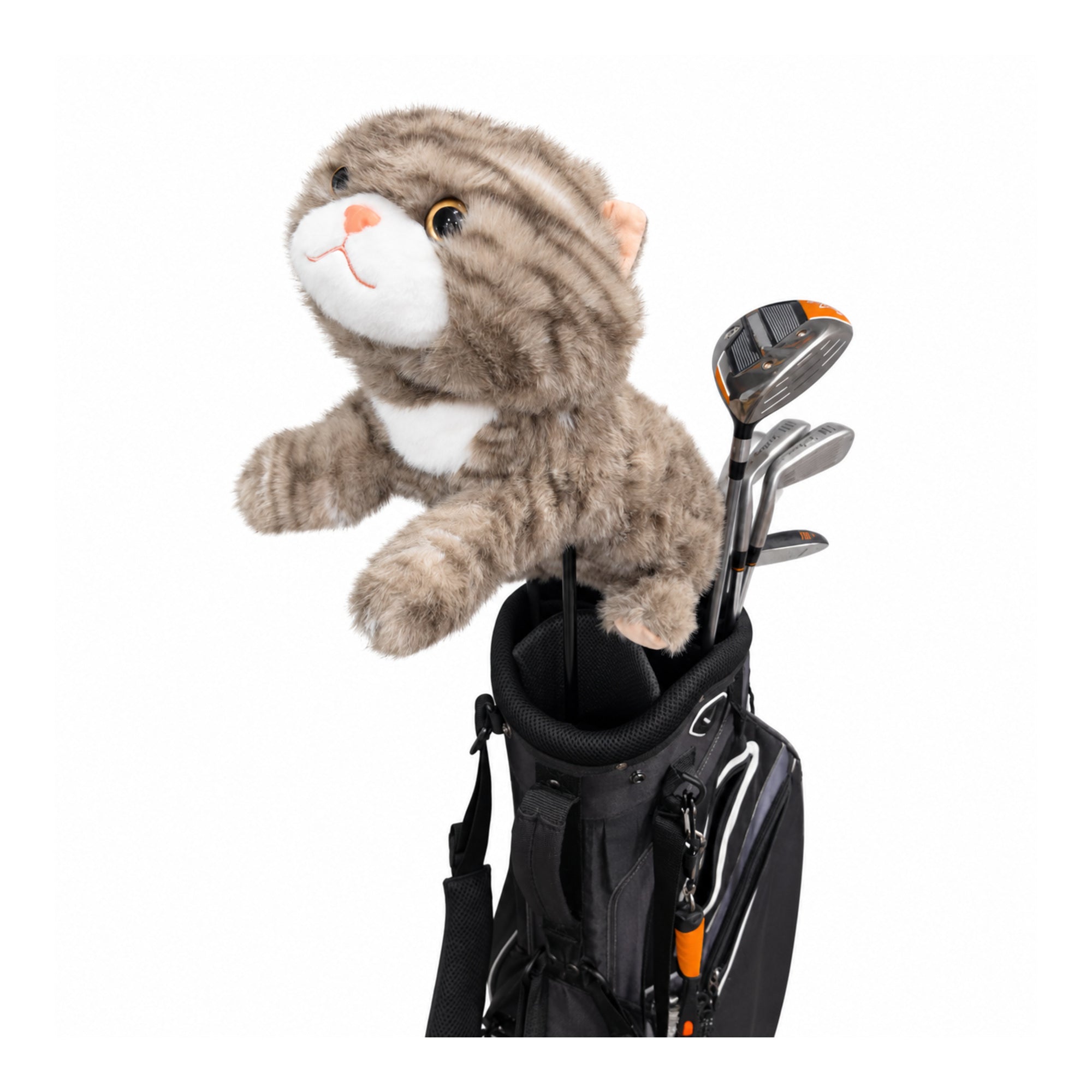Tabby Cat Driver Headcover | Nine Lives, Eighteen Holes